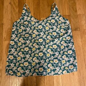 Banana Republic Blue Sleeveless Camisole Top